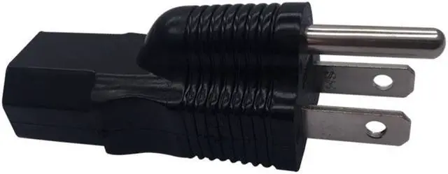 Alt view image 6 of 7 - NEMA 5-15P to C13 Power Converter Travel Plug Adapter,Toptekits US 3 Prong 5-15P Male to C13 Female Electrical Adapter Travel Adapter,1-Pack