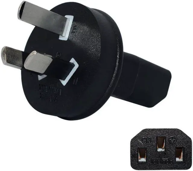 Main image of AU to C13 Power Converter Travel Plug Adapter ,Toptekits AU Australia New Zealand AS3112 Male Plug to IEC C13 Female Electrical Adapter,1-Pack