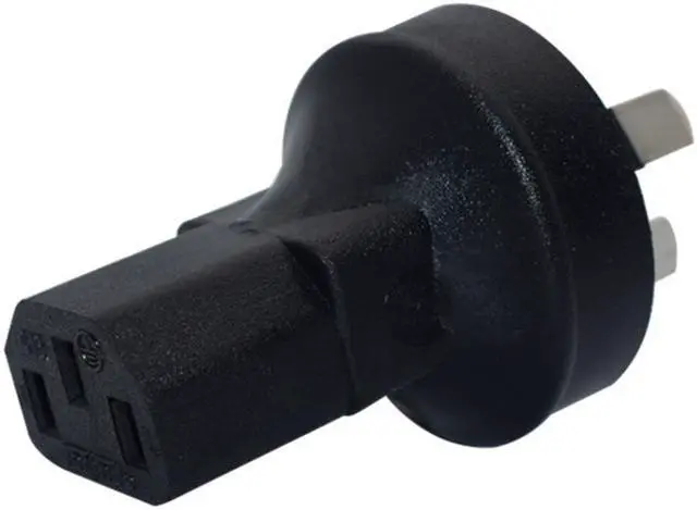 Alt view image 3 of 5 - AU to C13 Power Converter Travel Plug Adapter ,Toptekits AU Australia New Zealand AS3112 Male Plug to IEC C13 Female Electrical Adapter,1-Pack