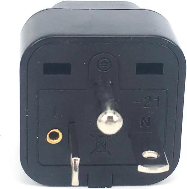 Alt view image 7 of 7 - Black NEMA 6-20P Universal Plug Adapter110-250V 15A,Universal World to North American US NEMA 6-20P Electrical Plug Adapter converter