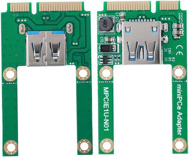 Alt view image 2 of 7 - Mini PCIe to USB2.0 Adapter Card, Mini PCI Express Slot Expansion to USB 2.0 Interface Converter Support Full and Half Height Size,Mini PCI-E & Half Mini PCI-E Card to USB 2.0 Adapter Card