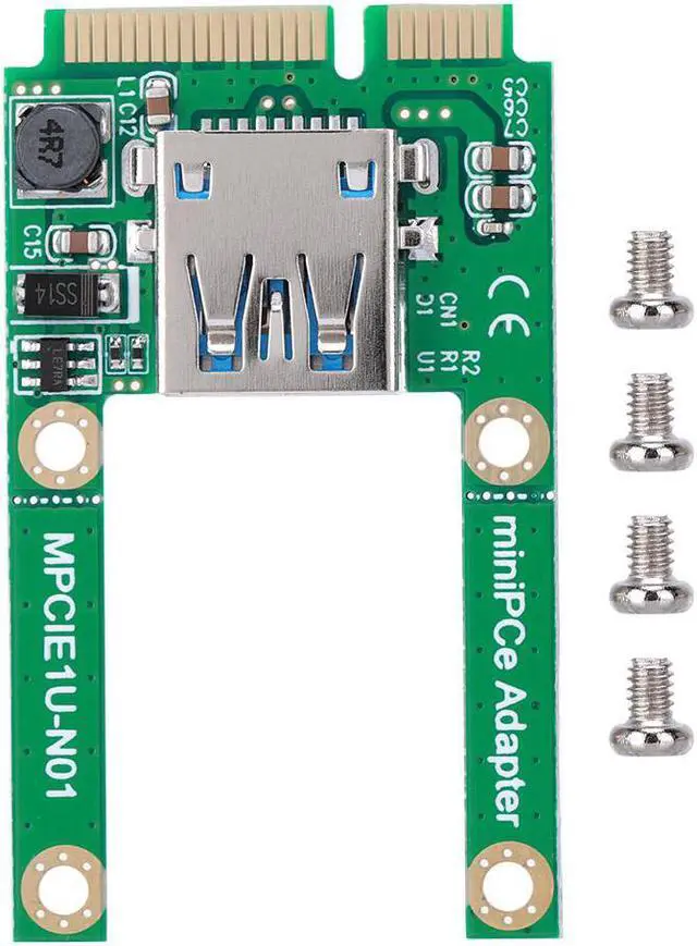Alt view image 3 of 7 - Mini PCIe to USB2.0 Adapter Card, Mini PCI Express Slot Expansion to USB 2.0 Interface Converter Support Full and Half Height Size,Mini PCI-E & Half Mini PCI-E Card to USB 2.0 Adapter Card