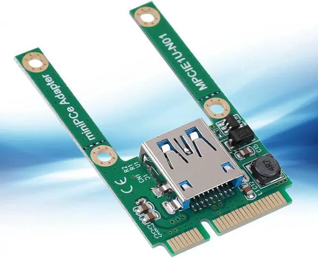 Alt view image 7 of 7 - Mini PCIe to USB2.0 Adapter Card, Mini PCI Express Slot Expansion to USB 2.0 Interface Converter Support Full and Half Height Size,Mini PCI-E & Half Mini PCI-E Card to USB 2.0 Adapter Card
