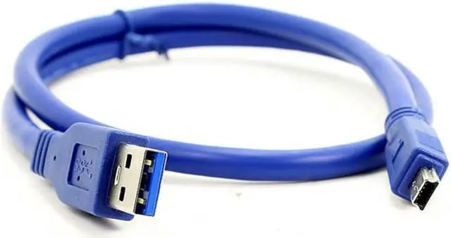 Alt view image 2 of 7 - USB 3.0 Male to Mini-USB mobile hard disk data cable mini T-type cable ,SuperSpeed USB 3.0 Type-A Male to Mini USB 10-Pin B Cable(5ft/1.8m)