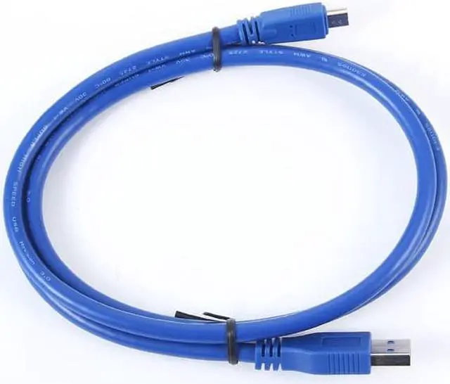 Alt view image 6 of 7 - USB 3.0 Male to Mini-USB mobile hard disk data cable mini T-type cable ,SuperSpeed USB 3.0 Type-A Male to Mini USB 10-Pin B Cable(5ft/1.8m)