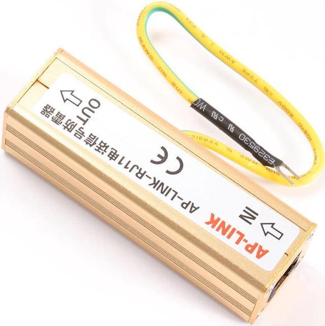 Alt view image 6 of 7 - Telephone Fax RJ-11 RJ11 Surge Protector Thunder Lightning Arrester Protection Device RJ11 Surge Protection SPD,Telecom RJ11 Telephone Modem Surge Protector Thunder Arrester