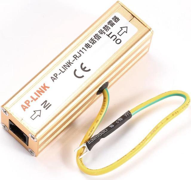 Alt view image 7 of 7 - Telephone Fax RJ-11 RJ11 Surge Protector Thunder Lightning Arrester Protection Device RJ11 Surge Protection SPD,Telecom RJ11 Telephone Modem Surge Protector Thunder Arrester
