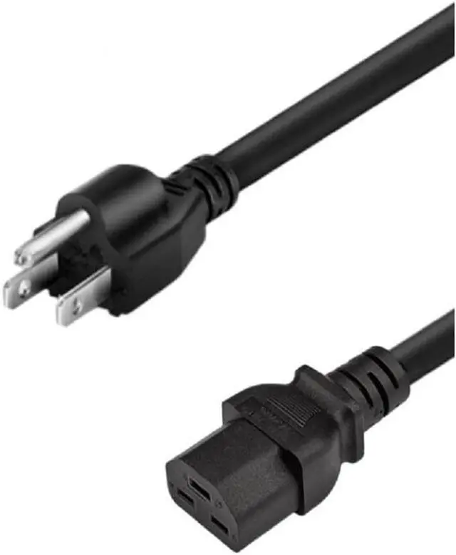 Main image of NEMA 5-15P to C21 IEC Power Cable,USA 3 Prong Standard Plug to IEC C21 Heavy Duty Power Cord PC,14AWG,UL Listed,Heavy Duty Power Cord Replacement,10ft/3m