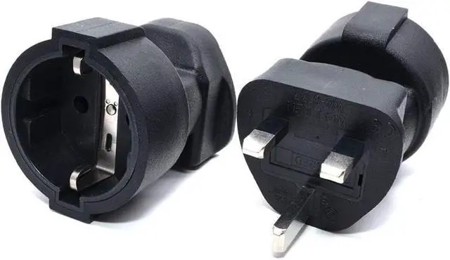 Alt view image 3 of 6 - UK to EU Schuko Power Converter, Toptekits UK BS1363 Plug to Europe Schuko CEE7 Female Socket Electracial Adapter,EU UK Plug Adapter,Euro UK Plug Adapter Travel Plug Adapter