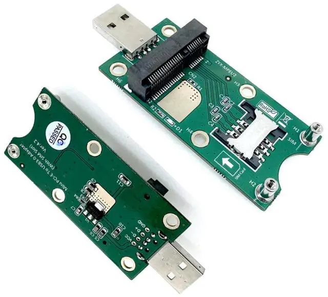 Alt view image 5 of 5 - New Ver3.0 Mini PCI-E WWAN to USB Adapter with SIM CARD SLOT,,Mini Pci-e Mpci Express Wireless to USB Adapter Card with SIM Card Slot