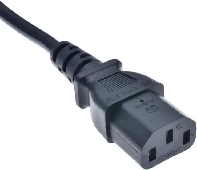 Alt view image 6 of 7 - 2-Pack IEC C13 to C14 Elbow Plug Short Power Cord PC, 90-Degree Right Angle IEC C14 to C13 Computer Power Cord Replacement Cable, 18AWG,2ft/60cm
