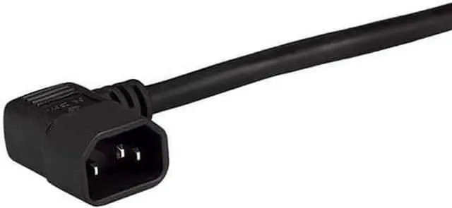 Alt view image 5 of 7 - 2-Pack Dual-Bend C14 to C13 Heavy Duty Power Cord Plug,90-Degree Angled IEC C14 to 90-Degree Angled C13 Short Power Cable,Double elbow C13 to C14 Short Power Cord 1ft,14AWG,UL Listed