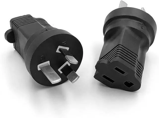 Alt view image 5 of 7 - AU US Plug Adapter,USA NEMA 5-15R to Australia /New Zealand AS3112 Three Prong Molded Travel Adapter,Australian Plug Adapter from USA Electrical Adapters.1-Pack