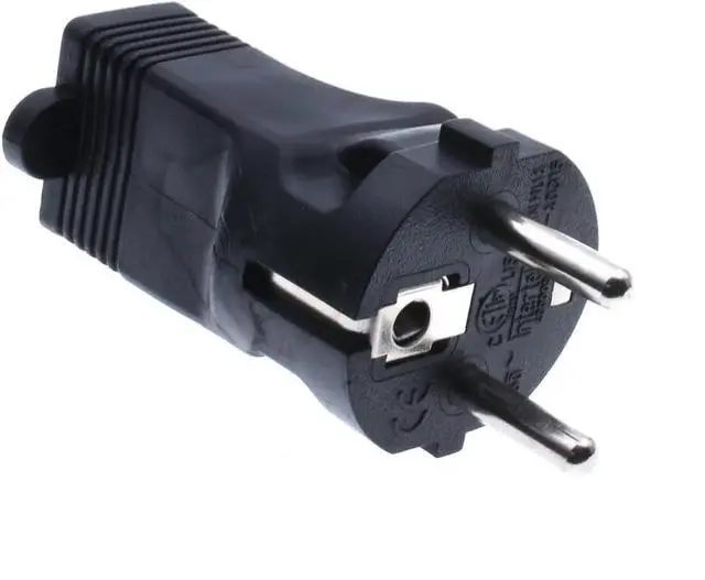 Alt view image 6 of 7 - EU US Plug Adapter Power Converter, European CEE7/7 Schuko Plug to US Standard 3-Prong NEMA 5-15R Female Socket Electrical Adapter, Euro US Plug Adapter Travel Adapter, 1-Pack