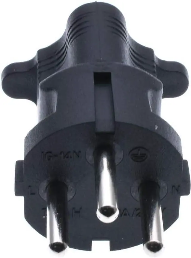 Alt view image 7 of 7 - Israel US Plug Adapter Power Converter,USA NEMA 5-15R Female Receptacle to Israel Male Electrical Adapter,Israel to US 3 Prong Strandard NEMA 5-15R Female Socket Travel Plug Adapter,1-Pack
