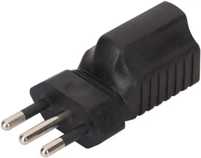 Alt view image 2 of 7 - Italy US Plug Adapter Power Converter,USA 3 Prong NEMA 5-15R Receptacle to Italy 3 Prong Molded Travel Plug Adapter Electrical Adapter