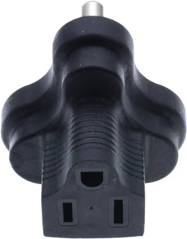 Alt view image 2 of 6 - South Africa to 5-15R Power Converter Travel Plug Adapter, South Africa Plug to US 3 Prong NEMA 5-15R Female Socket Electrical Adapter, 1-Pack