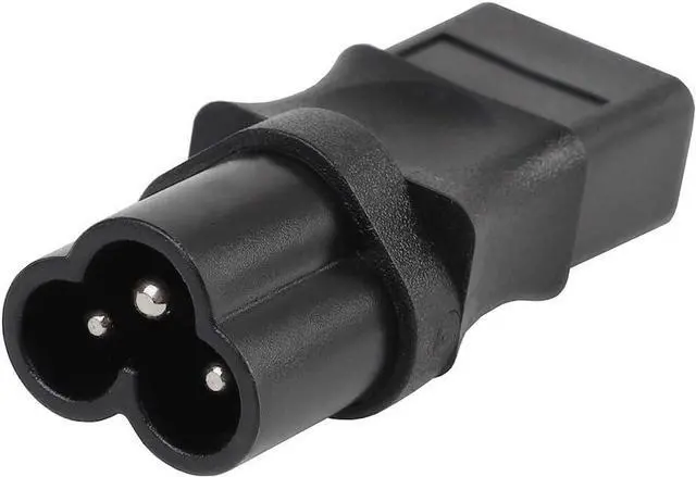 Alt view image 4 of 6 - 2 Pack IEC C6 to C9 Power Converter Travel Plug Adapter, IEC320 C9 to C6 Electrical Adapter,IEC320 C6 Male to C9 Female IEC Power Connector