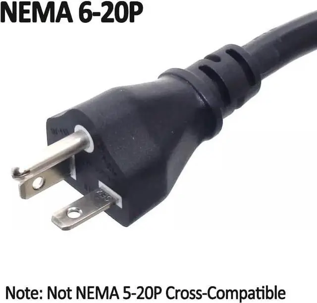 Alt view image 4 of 7 - NEMA 6-20P to C19 Heavy Duty Power Cord 250V, 12AWG, IEC C19 Cable for PDU UPS, Antminer S19, 220V Extension Cord 20A 12 Gauge, UL Listed, 6ft/1.8m,