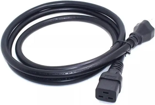 Alt view image 3 of 7 - NEMA 6-20P to C19 Heavy Duty Power Cord 250V, 12AWG, IEC C19 Cable for PDU UPS, Antminer S19, 220V Extension Cord 20A 12 Gauge, UL Listed, 10ft/3m