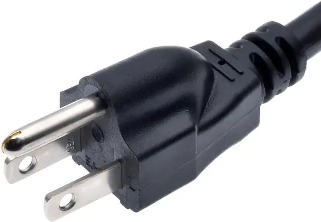 Alt view image 3 of 7 - NEMA 5-15P to C21 USA 3 Prong Standard Plug to C21 Short Power Cord, 14AWG, 15A/125V, UL Listed, UPS Supply Heavy Duty Power Cord Replacement, 10ft/3m