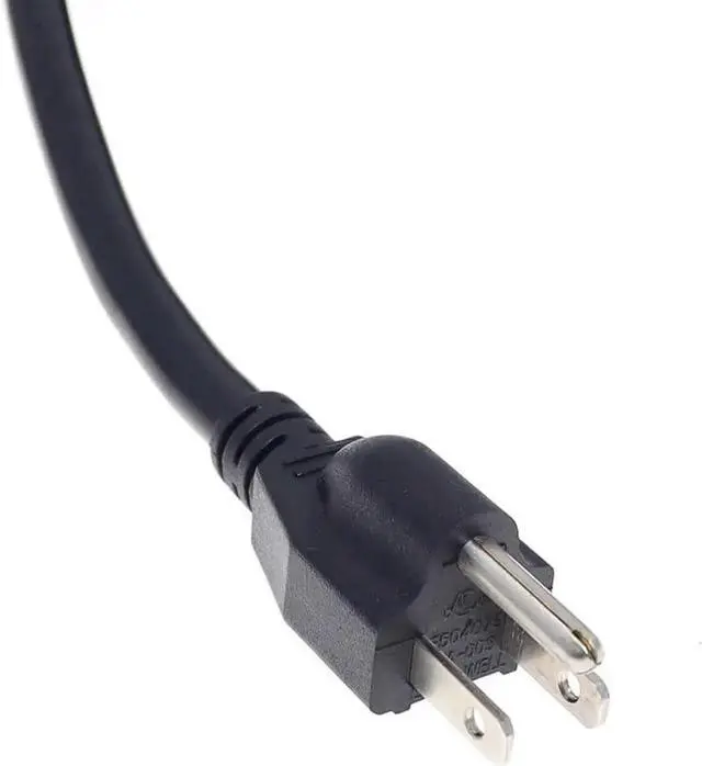 Alt view image 6 of 7 - NEMA 5-15P to C13 Power Cord, USA Standard 3 Prong Plug to IEC C13 Power Cable, 18AWG, IEC Computer Power Cable Replacement, UL Listed, 6ft/1.8m