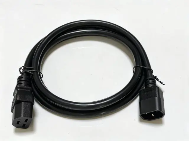 Alt view image 7 of 7 - IEC C14 to C21 Heavy Duty Power Cord Plug,Black Color-Coded Connectors IEC 320 C14 to C21(C19) Computer Power Cable Replacement,14 Gauge Power Cord, 6ft/1.8m Black