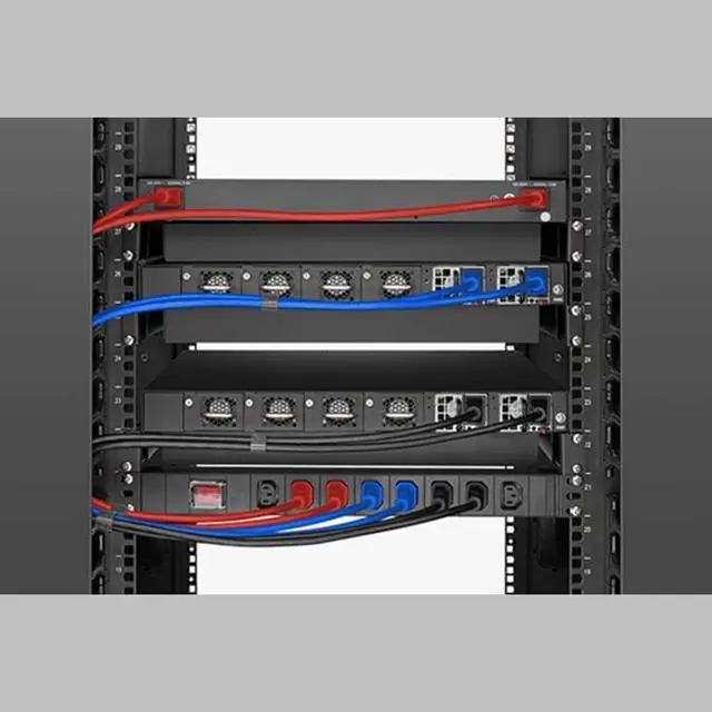 Alt view image 6 of 6 - IEC C14 to C21 Heavy Duty Short Power Cord Plug,Blue Color-Coded Connectors IEC 320 C14 to C21(C19) Computer Power Cable Replacement,14 Gauge Power Cord, 2ft/0.6m