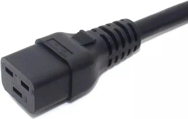 Alt view image 7 of 7 - C20 to 2*C19 IEC Y Splitter 12AWG Heavy Duty Power Cord, C20 to Dual C19 Dual IEC Double Y Split Multi IEC Cable 3 Prong Splitter, C19 Power Strip, UL Listed, 9.8ft/3m