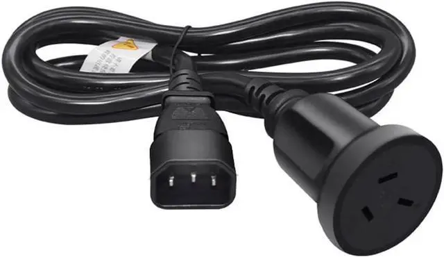 Main image of C14 to AU Long Power Cord PC, IEC 320 C14 Male Plug to AU SAA Australia 3Prong Female Socket IEC Power Cable,AU C14 Power Cord Adapter for PDU PSU UPS 5ft/1.5m