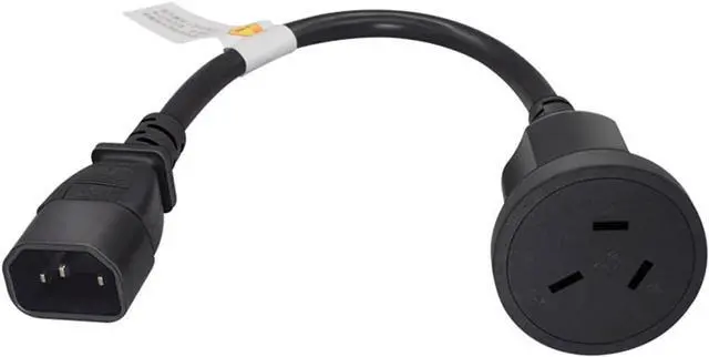 Alt view image 6 of 7 - C14 to AU Long Power Cord PC, IEC 320 C14 Male Plug to AU SAA Australia 3Prong Female Socket IEC Power Cable,AU C14 Power Cord Adapter for PDU PSU UPS 5ft/1.5m