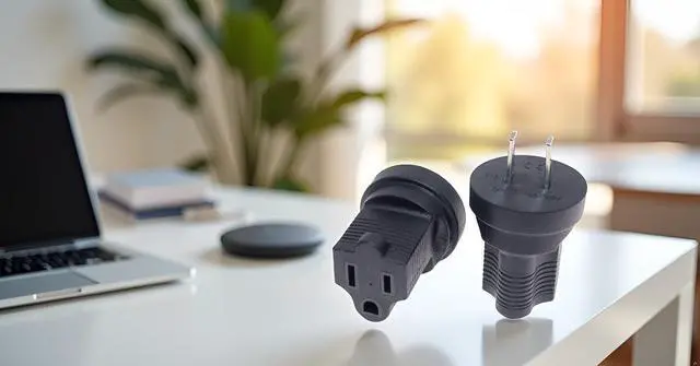 Alt view image 4 of 7 - NEMA 1-15P to 5-15R Power Converters,Toptekits NEMA1-15P Male to 5-15R Female Electrical Adapters,US 2-Prong to 3 Prong Travel Plug Adapter,nema Converter,1-Pack