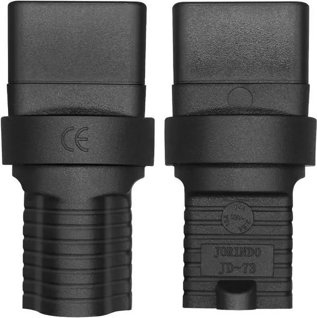 Alt view image 6 of 7 - IEC C20 to US 3 Prong 5-15R Power Converter Travel Plug Adapter, US 3 Prong NEMA 5-15R Female Socket to C20 Electrical Adapter, 1-Pack