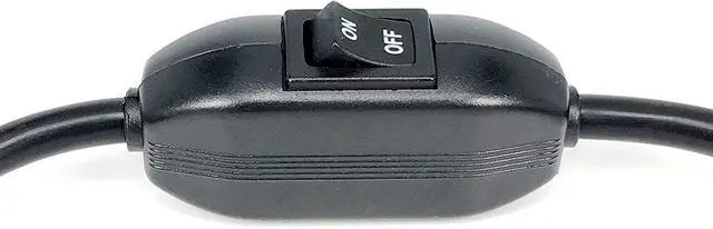 Alt view image 5 of 7 - IEC C14 to C5 Short Power Cord with Switch, IEC 320 C14 Male to C5 Female Short Power Cable with ON/Off Switch, 1ft/30cm, 18AWG,1-Pack