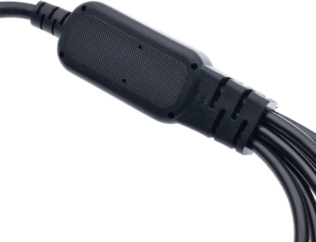 Alt view image 4 of 7 - C14 to 6 X C13 IEC Y Splitter, IEC320 C14 Male Plug to Six C13 Female Socket Y Split Power Cord, Multi IEC Cable,10A/ 250V, 60cm/2ft