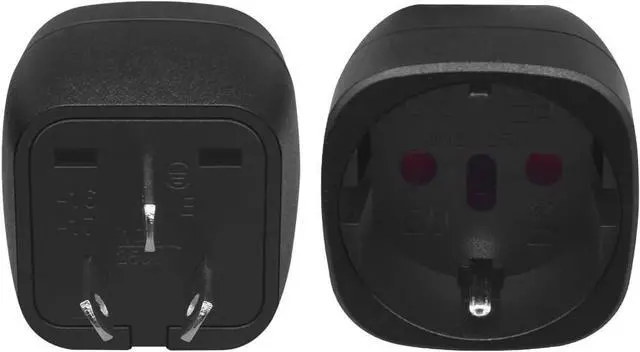 Alt view image 2 of 7 - (2 Pack) AU to EU Schuko Female Socket Power Converter Travel Plug Adapter, Australia/New Zealand AS3112 3-Pin Male to European CEE7 Female Socket Electrical Adapter
