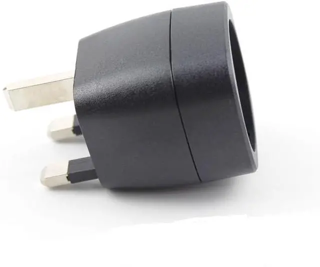 Alt view image 5 of 6 - (2 Pack) UK to EU European Female Socket Power Converter Travel Plug Adapter, Euro UK Plug Adapter,UK BS1363 Plug to Euro Power Connector
