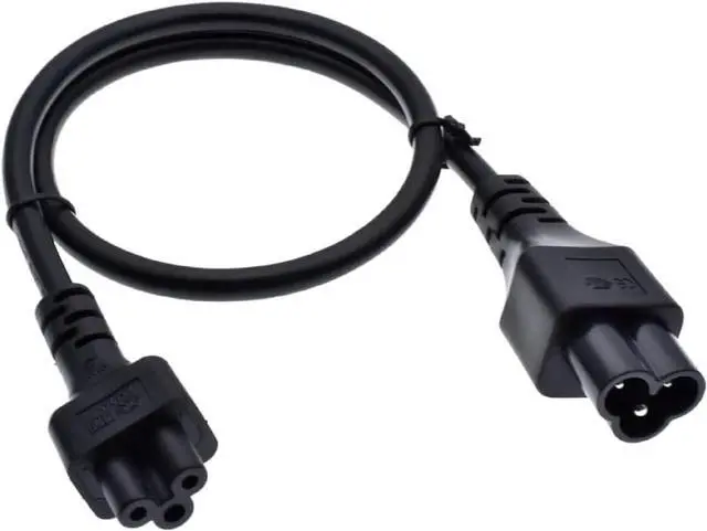 Alt view image 3 of 7 - IEC C5 to C6 Short Power Cord 1 Foot, IEC320 C6 Male to C5 Female Power Extension Cord for PDU UPS, IEC Power Cable,Computer Power Cord,1ft/0.3m, 18AWG