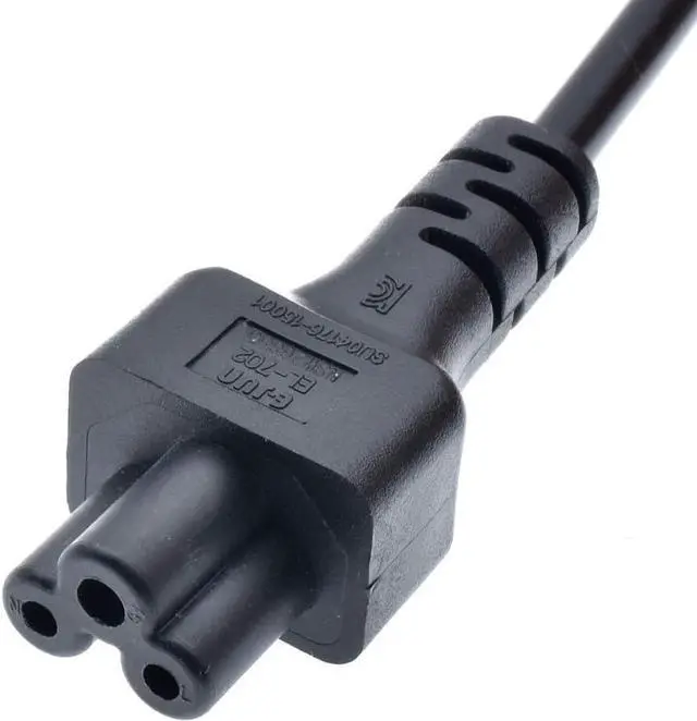 Alt view image 5 of 7 - IEC C5 to C6 Short Power Cord 1 Foot, IEC320 C6 Male to C5 Female Power Extension Cord for PDU UPS, IEC Power Cable,Computer Power Cord,1ft/0.3m, 18AWG