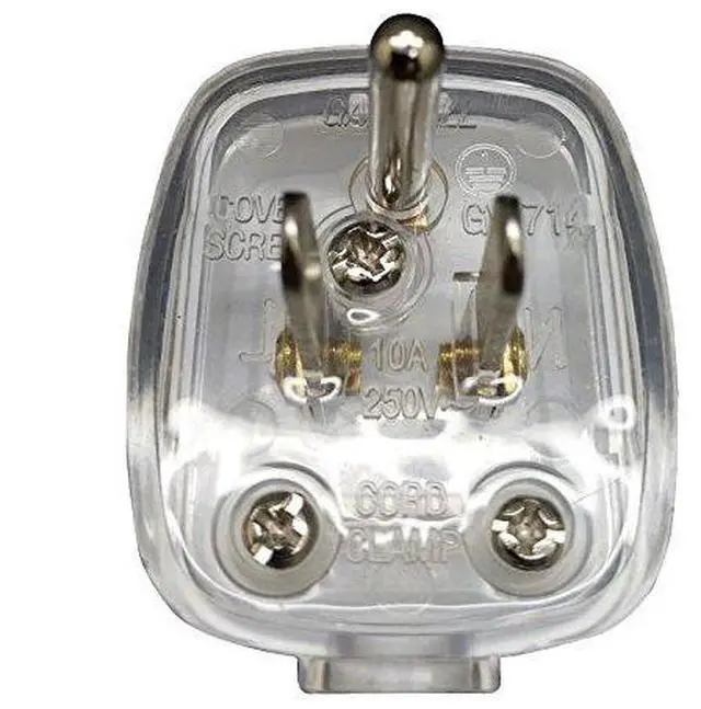 Alt view image 3 of 7 - 2 Pack DIY 3 Prong USA/US Rewireable Power Plug Electrical Adapter Detachable,DIY Grounded Power US 3-Prong NEMA5-15P USA Removable Power Converter