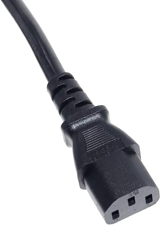 Alt view image 7 of 7 - European Schuko to C13 Heavy Duty Power Cord PC, EU CEE7/7 to IEC 60320 C13 Computer Power Cord Replacement, Euro Power Cord Plug, 220V Power Cable, 16AWG, 6ft/1.8m