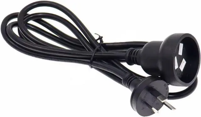 Alt view image 3 of 7 - AU Power Extension Cord, 3-Pin Autralia/New Zealand AS3112/NZS3112 Male to Female Power Extension Cable, 17AWG,5m/16ft Black