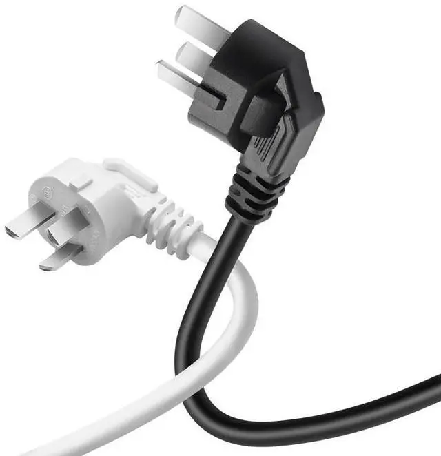Alt view image 6 of 7 - AU Power Extension Cord, 3-Pin Autralia/New Zealand AS3112/NZS3112 Male to Female 90 Degree Angle Elbow Plug Power Extension Cable, 16AWG,5m/16ft White