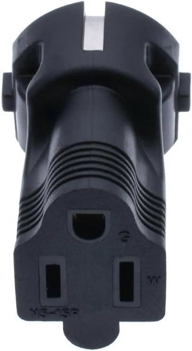 Alt view image 7 of 7 - 2-Pack EU US Plug Adapter Power Converter Travel Adapter, European CEE7/7 Schuko Plug to US Standard 3-Prong NEMA 5-15R Female Socket Electrical Adapter, Euro US Plug Adapter