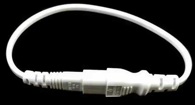 Alt view image 6 of 7 - IEC C7 to C8 Power Cord , IEC 60320 C8 Male to C7 Female Power Extension Cord , 18AWG, 10ft/3m White