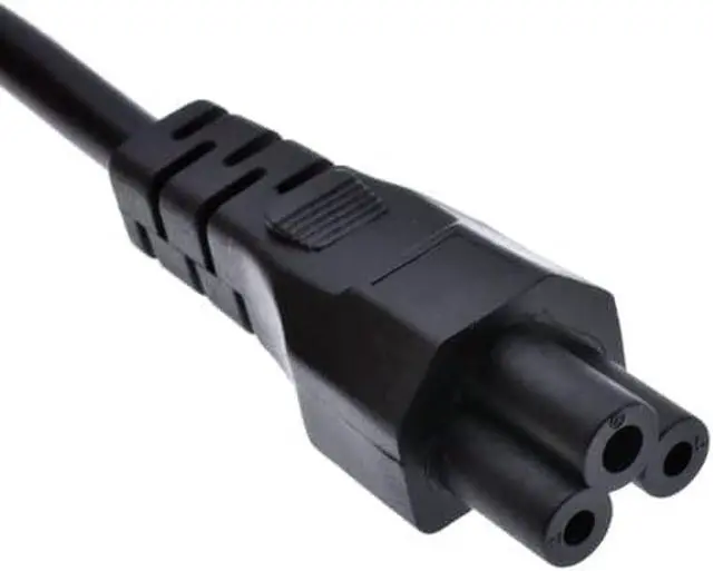 Alt view image 6 of 7 - NEMA1-15P to C5 Power Cable, Non-Polarized US/JP 2-Prong NEMA 1-15P to IEC C5 Power Cord ,18AWG