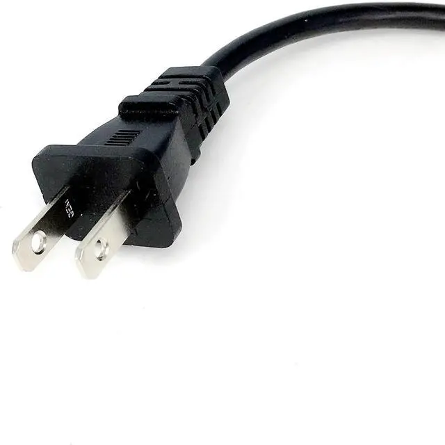Alt view image 6 of 7 - NEMA 1-15P to C7 Figure 8 Retractable Spring Power Cord, US 2 Prong 1-15P Plug to IEC C7 Shotgun Connector, 18AWG Universal Replacement AC Power Cable, 10-30cm (4-12 inch)