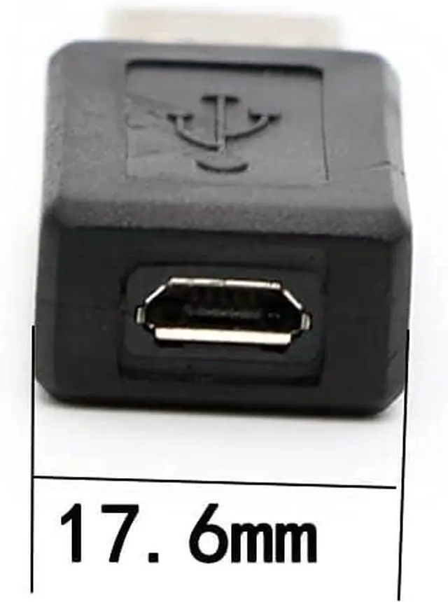 Alt view image 5 of 5 - 3 Pack USB 2.0 A Male to USB Micro Female Adapter Converter