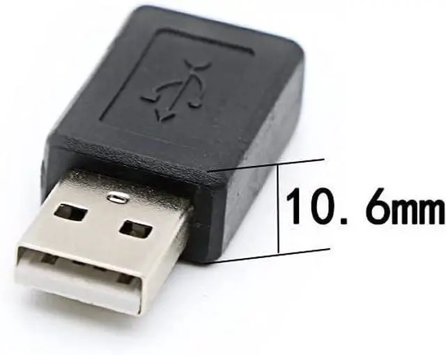 Alt view image 3 of 5 - 3 Pack USB 2.0 A Male to USB Micro Female Adapter Converter