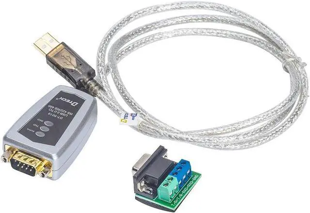 Main image of DTECH 2m FTDI USB to RS422 RS485 Serial Port Converter Adapter Cable with FT232RL Chip Supports Windows 10 8 7 XP Mac Linux (6 Feet, FT232 Chipset)